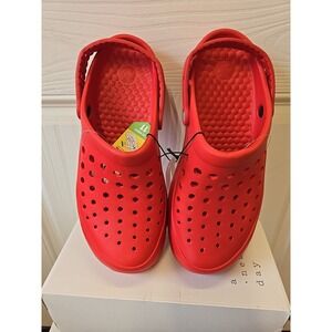 Joybees Men's Active Chance Clogs - Game Day Red Size 11 NWT‎